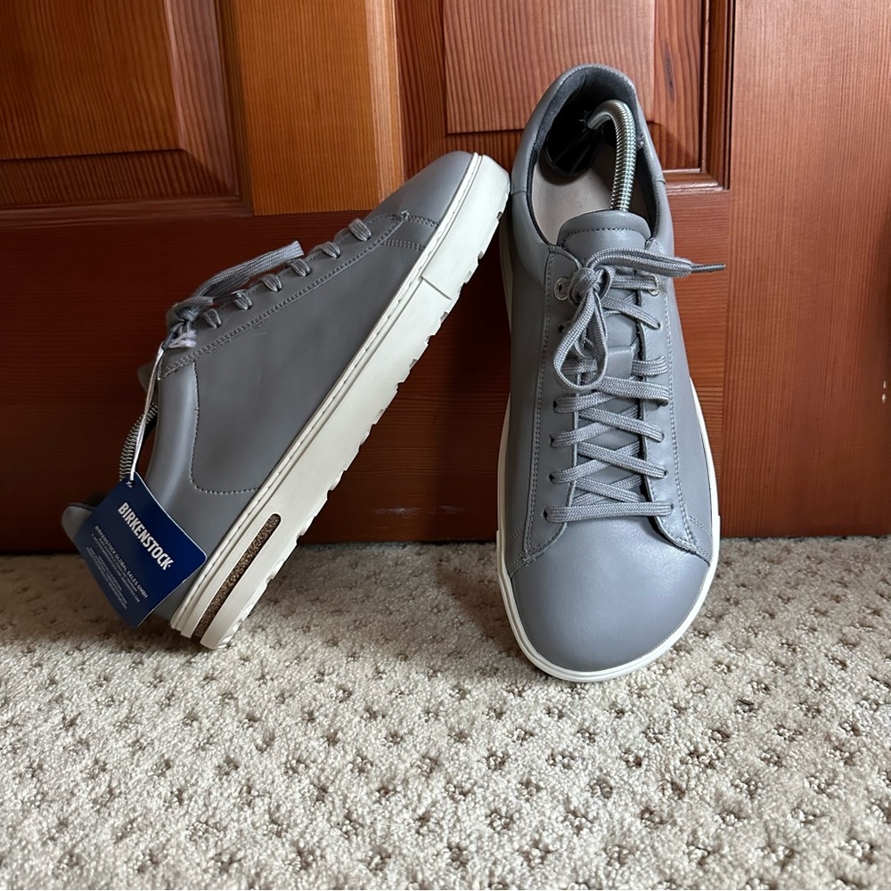BNWOB Birkenstock Bend Leather Sneakers- Grey, Size 12